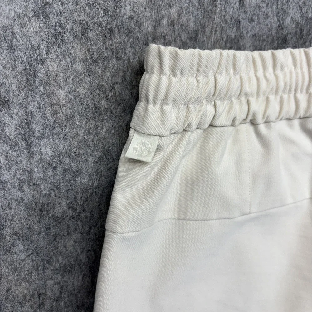 Lululemon Bowline Pants Men's Small‎ White Athleisure Train Drawstring LM5A97S